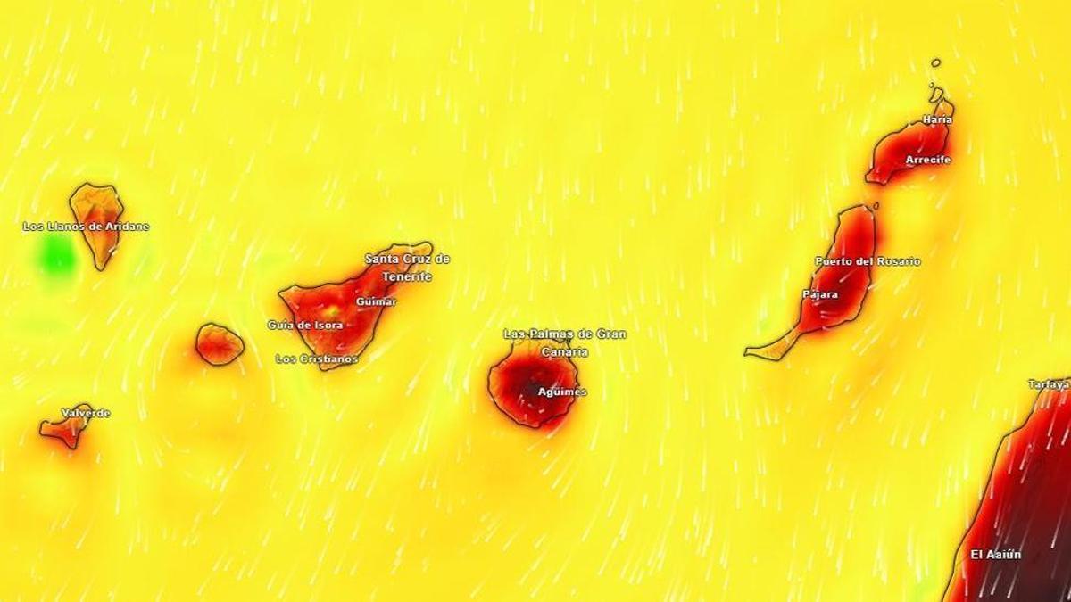 Predicción del temperatura del miércoles 8 de julio