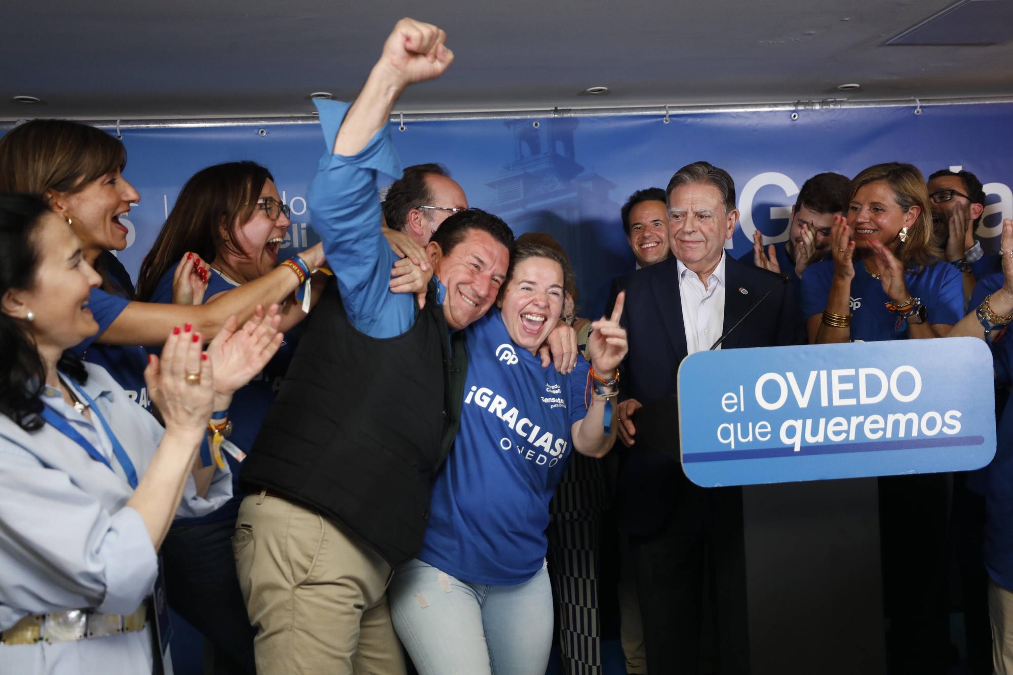 Canteli celebra la mayoría absoluta en Oviedo