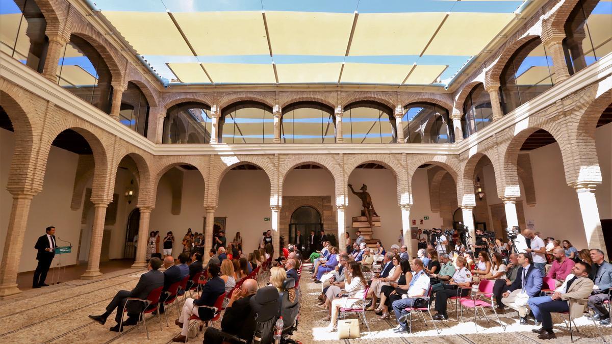 Un momento del acto de inauguración del Palacio de Congresos de Córdoba.