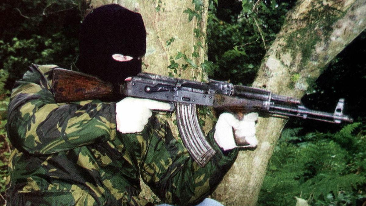 Un terrorista del IRA, en una imagen sin fecha.