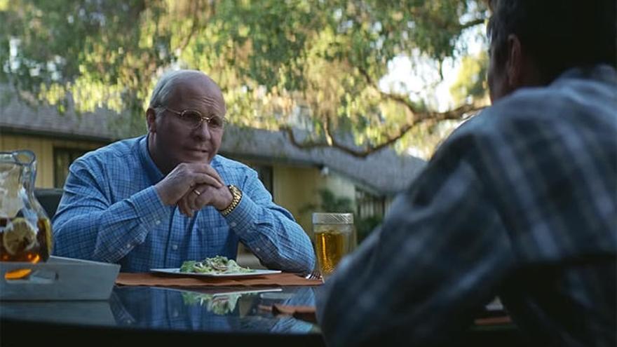 Christian Bale, en el papel de Dick Cheney en &#039;Vice&#039;.