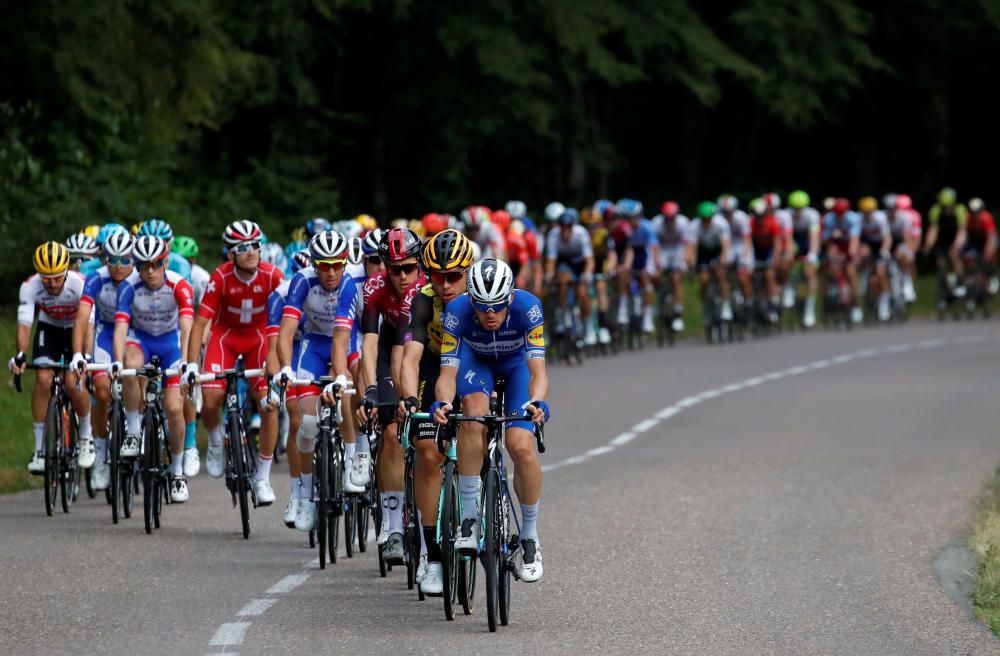 Tour de Francia: La séptima etapa, en imágenes.