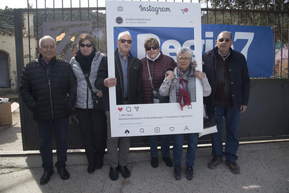 Les imatges de la calçotada popular del Regió 7