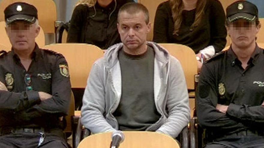 El presunto pederasta de Ciudad Lineal durante el juicio.