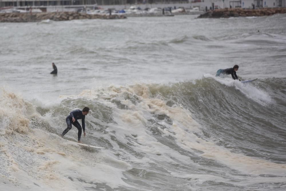 Temporal marítim a l'Escala