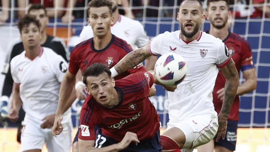 La falta de puntería deja a Osasuna y Sevilla a cero