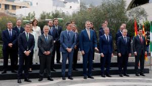 Foto de familia de la XXVI Conferencia de Presidentes Autonómicos, celebrada en La Palma a mediados de marzo de 2022.