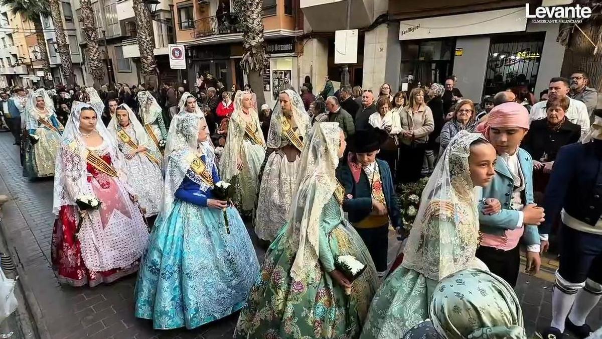 Así ha sido la Ofrenda en Sagunt
