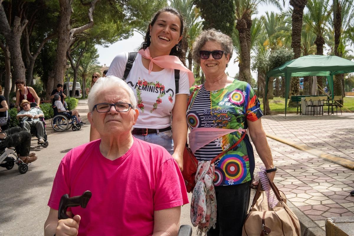 Otra imagen de personas afectadas