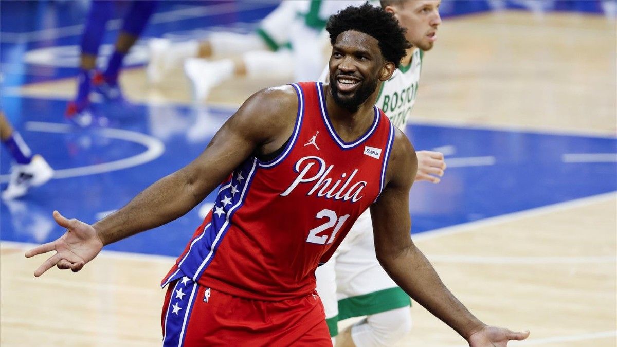 Embiid, en un partido de los Sixers