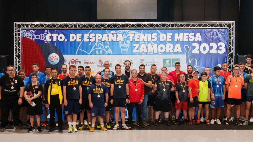 Ya hay ganadores en el Campeonato de España de Tenis de Mesa para Personas con Discapacidad Intelectual en Zamora