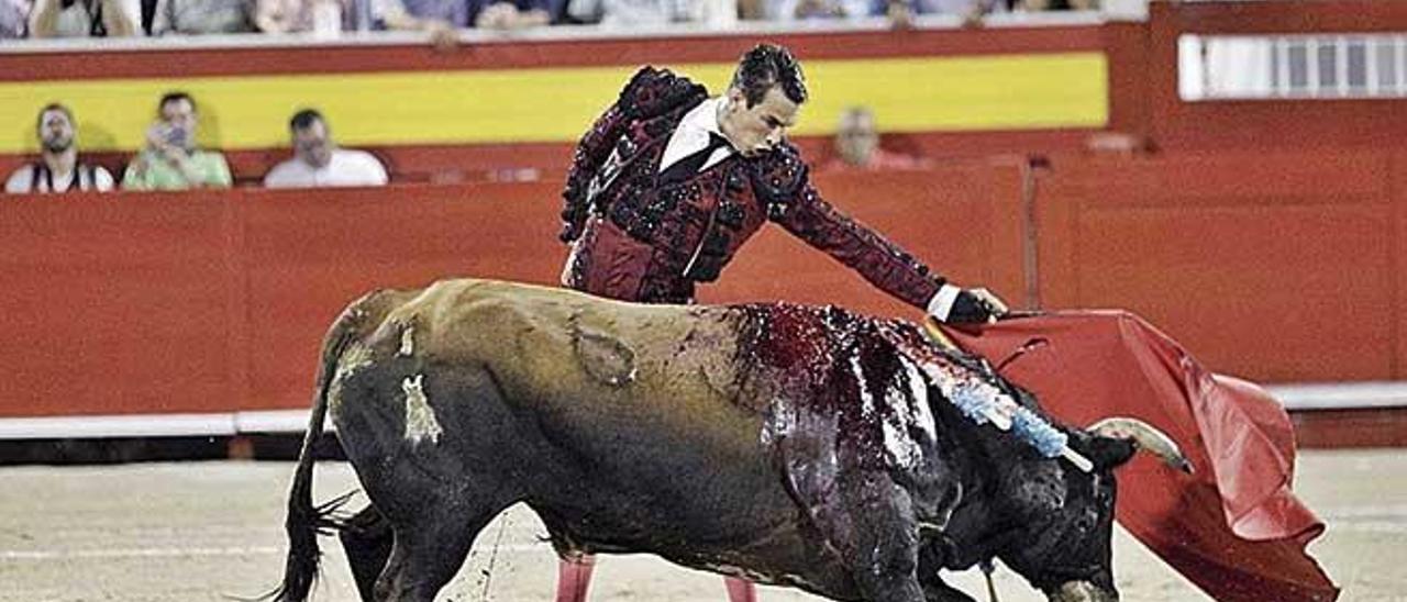 Uno de los momentos de la corrida de regreso de los toros a Mallorca, el pasado agosto.