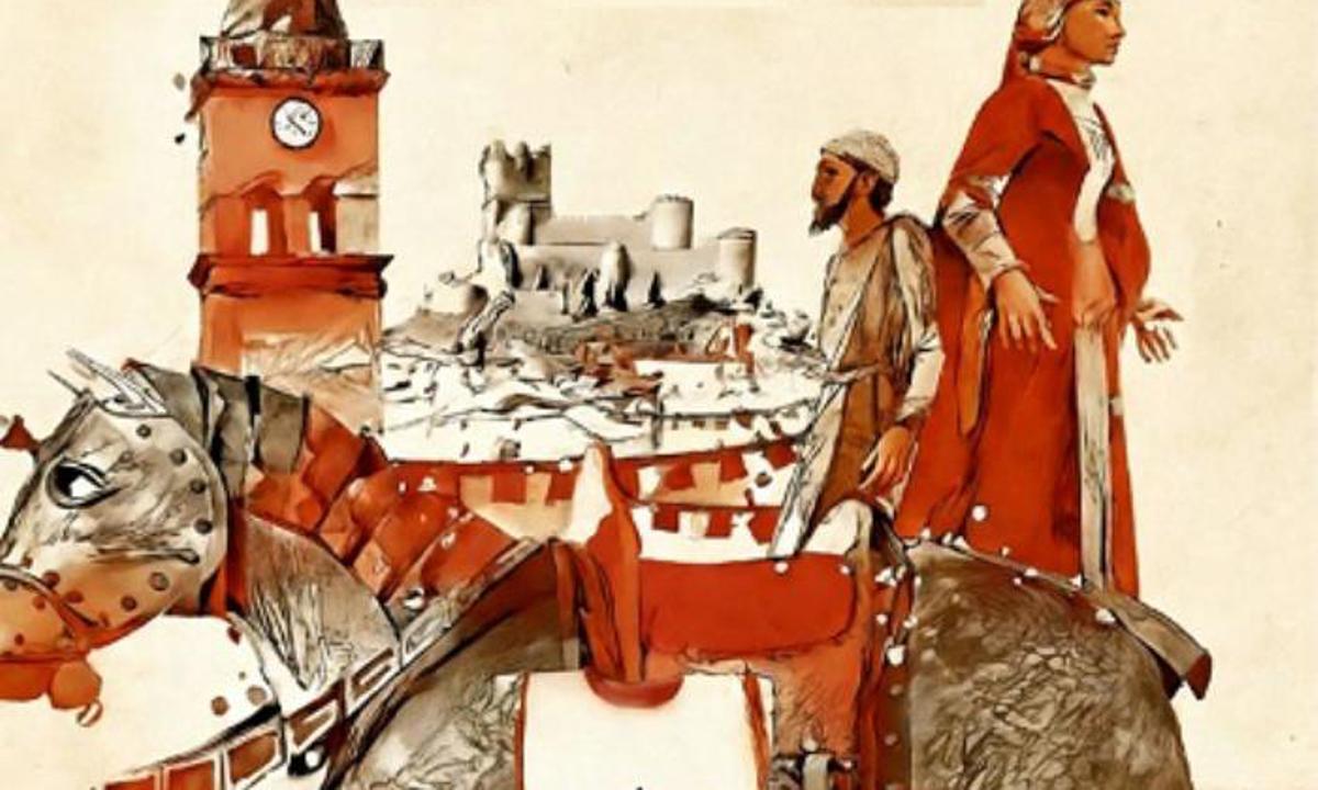Cartel anunciador del mercado medieval de Mazarrón