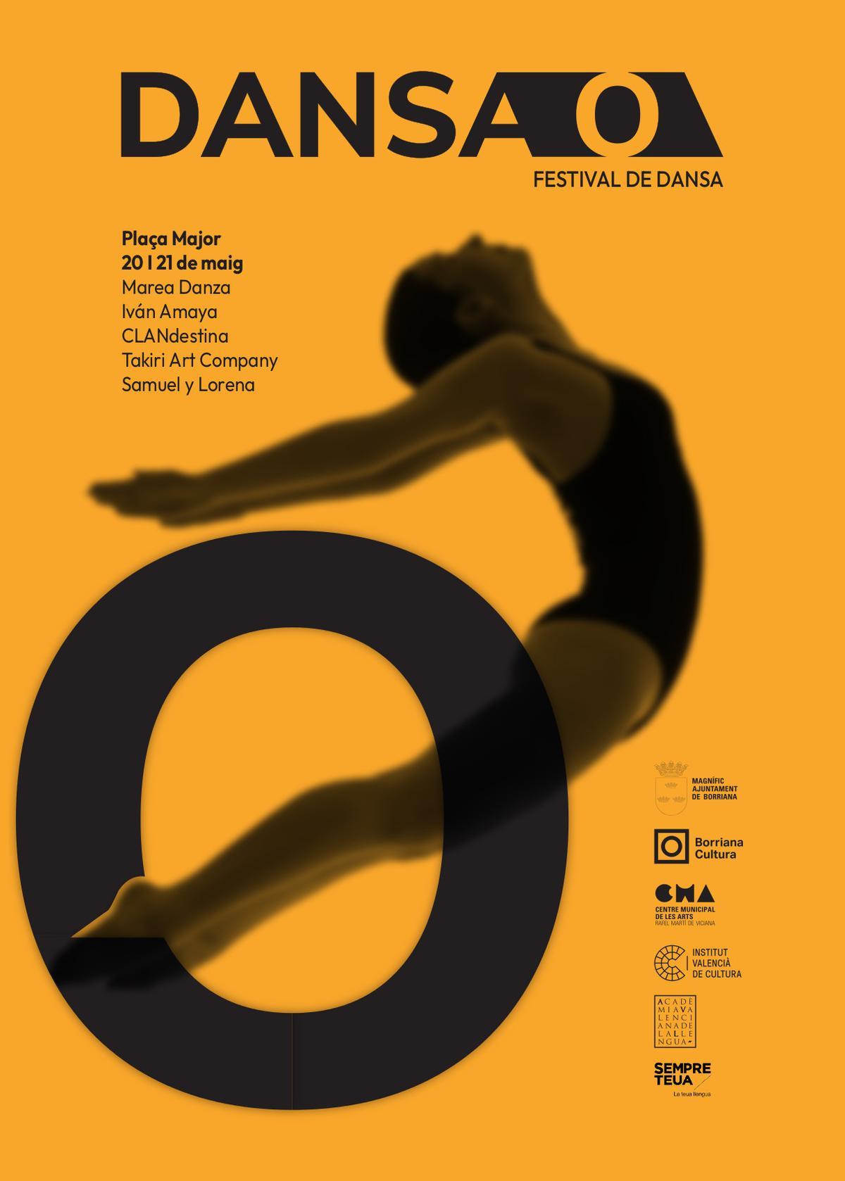 El cartel del festival Dansa O, en Borriana