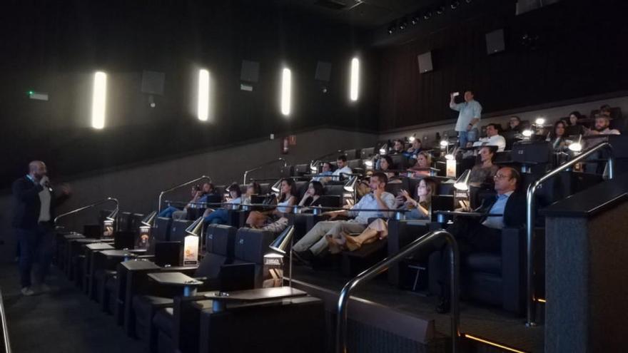 El interior de una sala premium de los cines Yelmo.