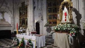Acto en la Iglesia de San Andrés en Toledo.