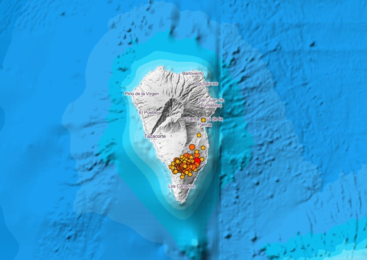 La Palma registra 124 terremotos en las últimas 24 horas