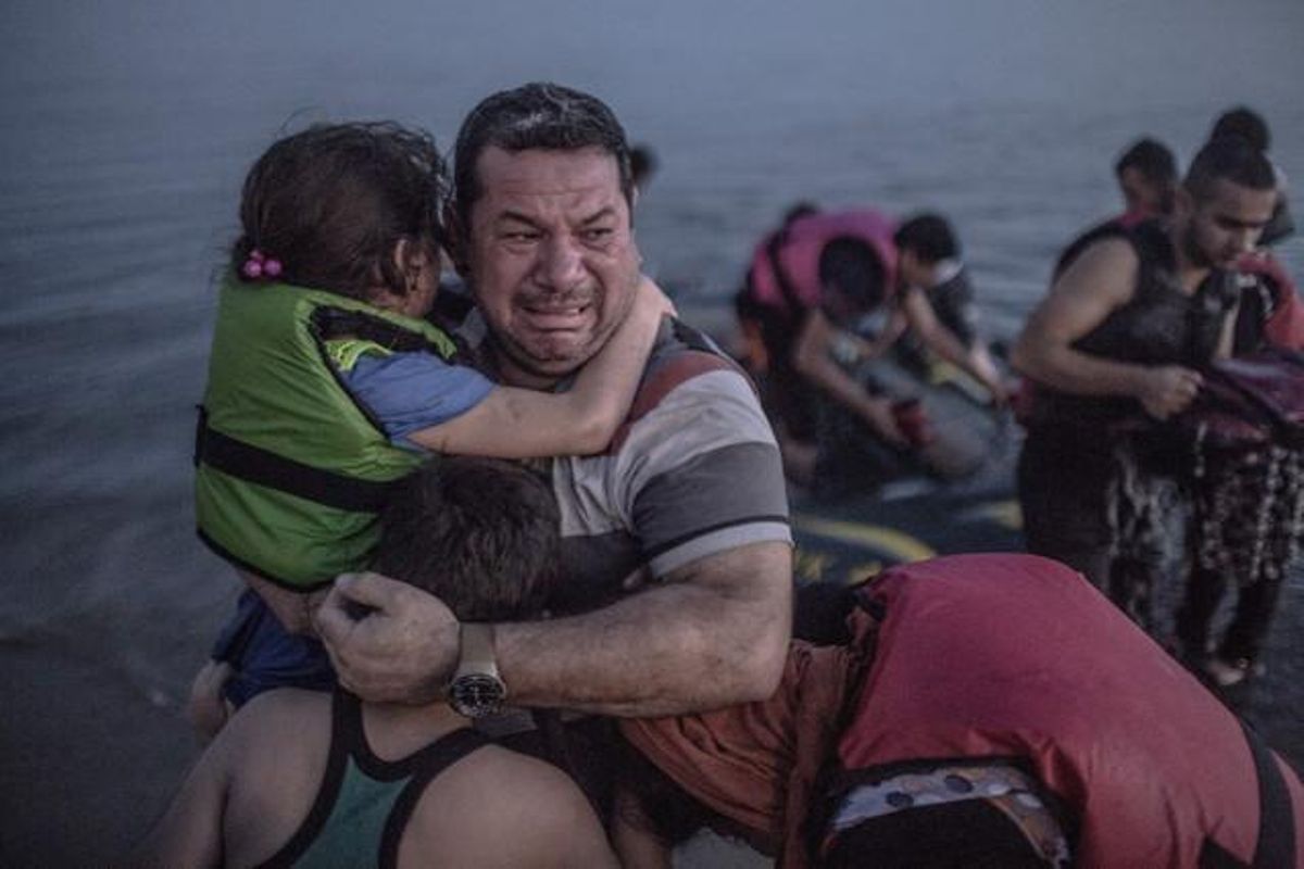 La fotografia icònica de la crisi dels refugiats, feta a l’illa de Kos, a Grècia, el 15 d’agost. La fotografia icònica de la crisi dels refugiats, feta a l’illa de Kos, a Grècia, el 15 d’agost.