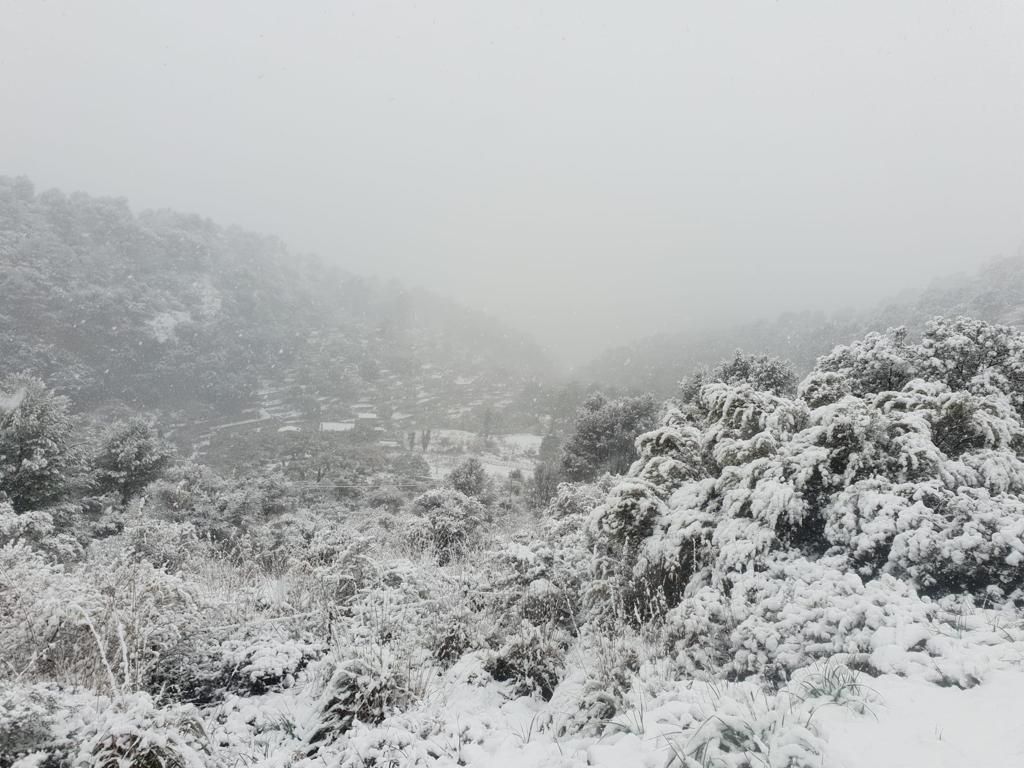La nieve vuelve a Mallorca