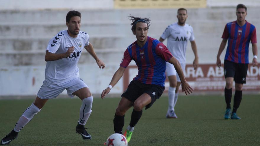 Chema Díaz, en el partido de la primera vuelta.