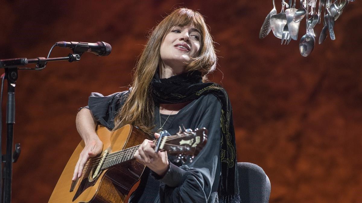 Maria Rodés en el Teatre Grec, este domingo. Maria Rodés en el Teatre Grec, este domingo.