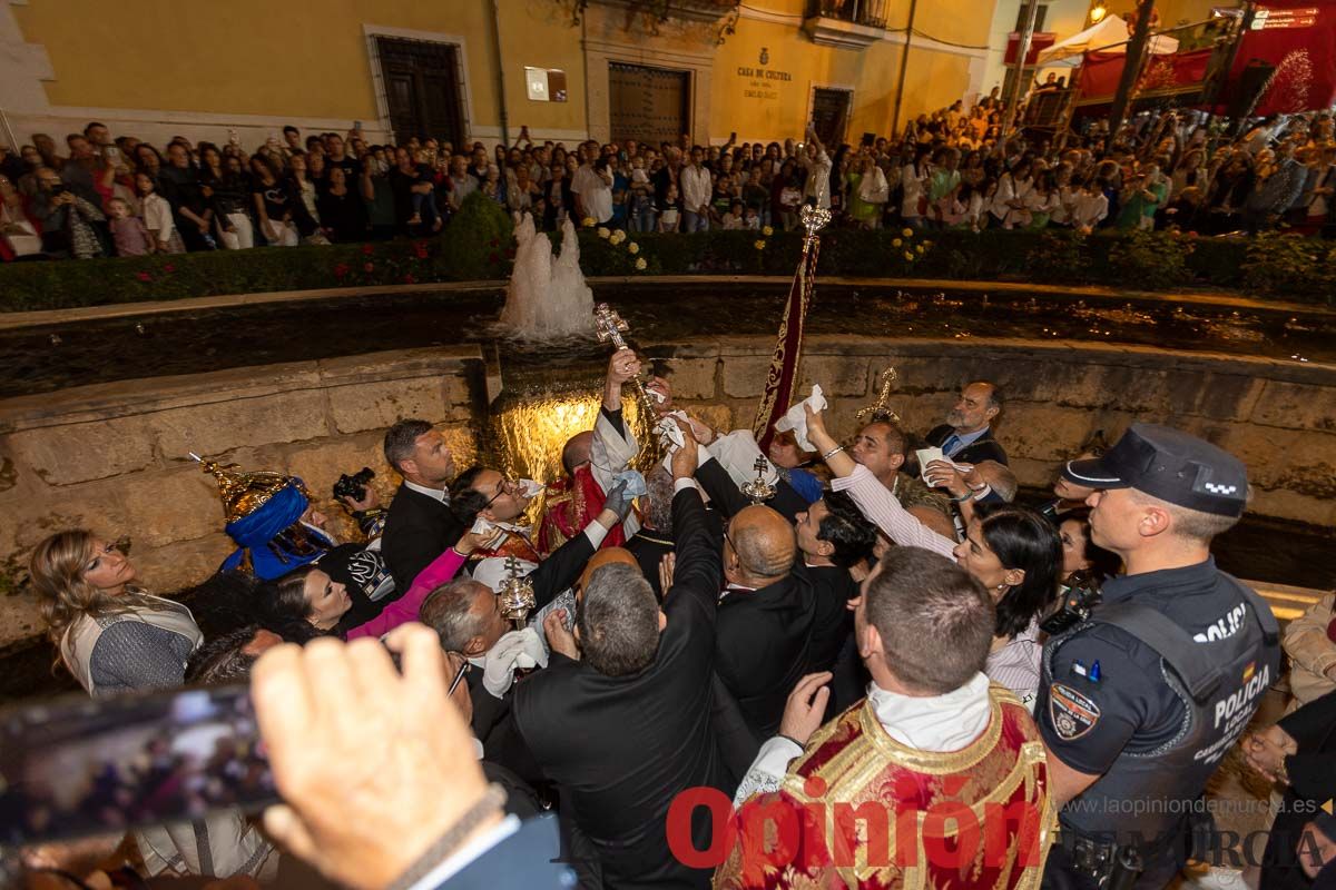 Procesión del Baño y parlamento en las Fiestas de Caravaca