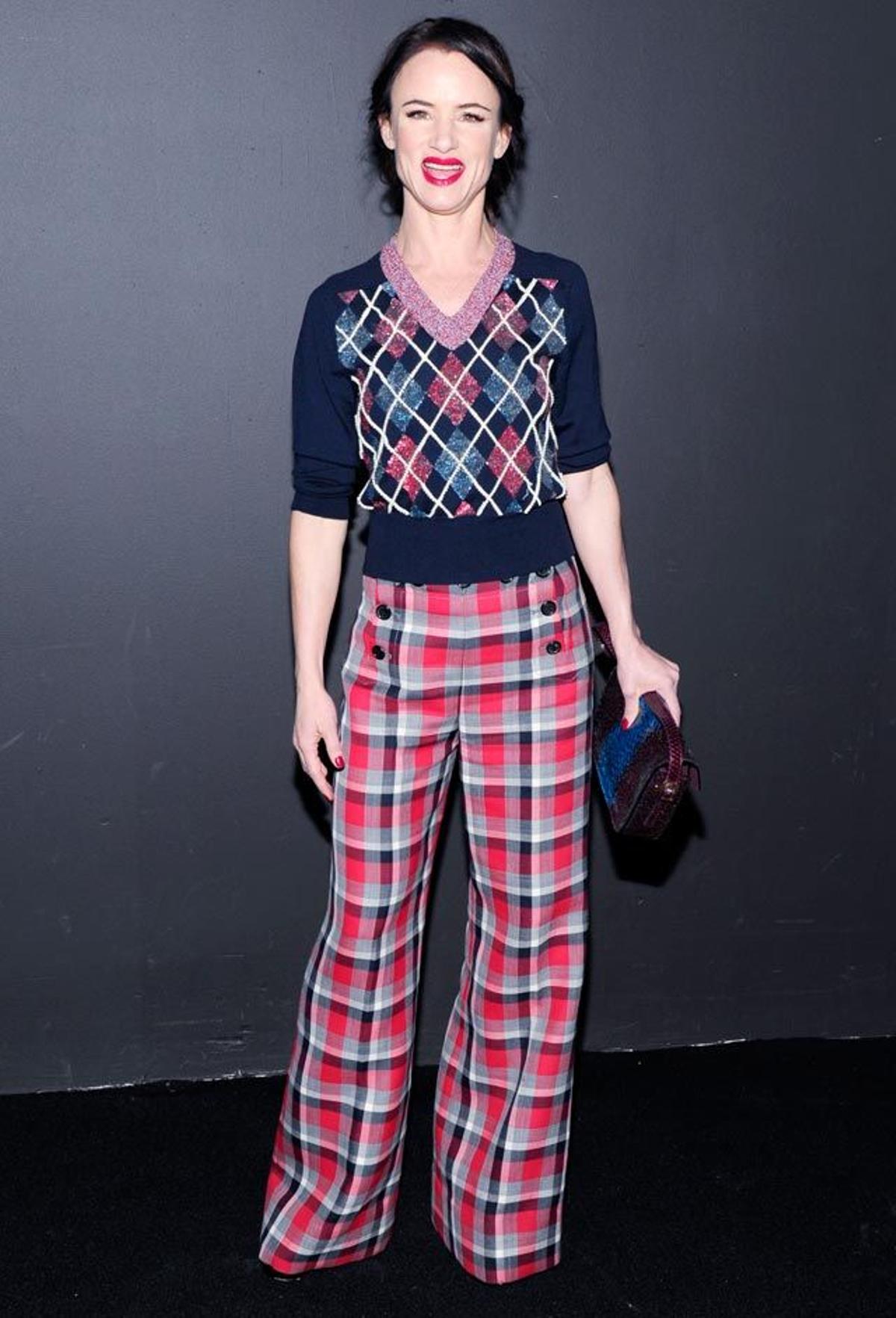 Juliette Lewis asiste al desfile de Marc Jacobs en la Semana de la Moda de Nueva York.