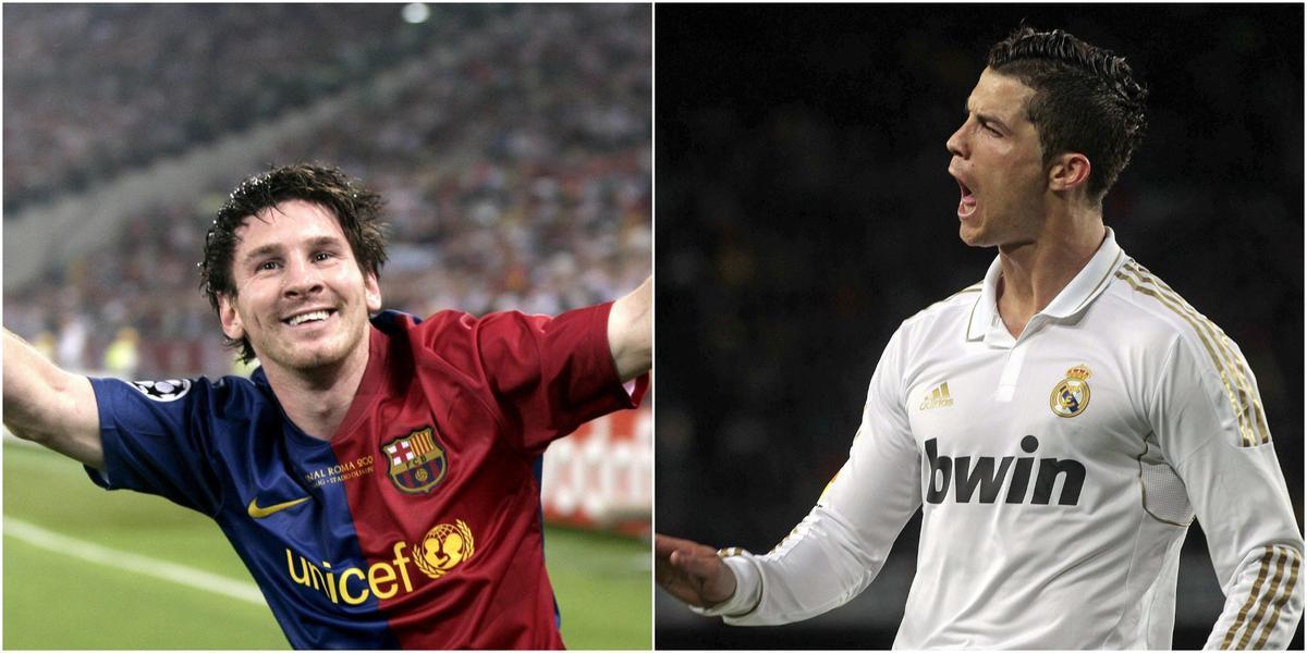 Messi y Cristiano Ronaldo en su etapa en la Liga