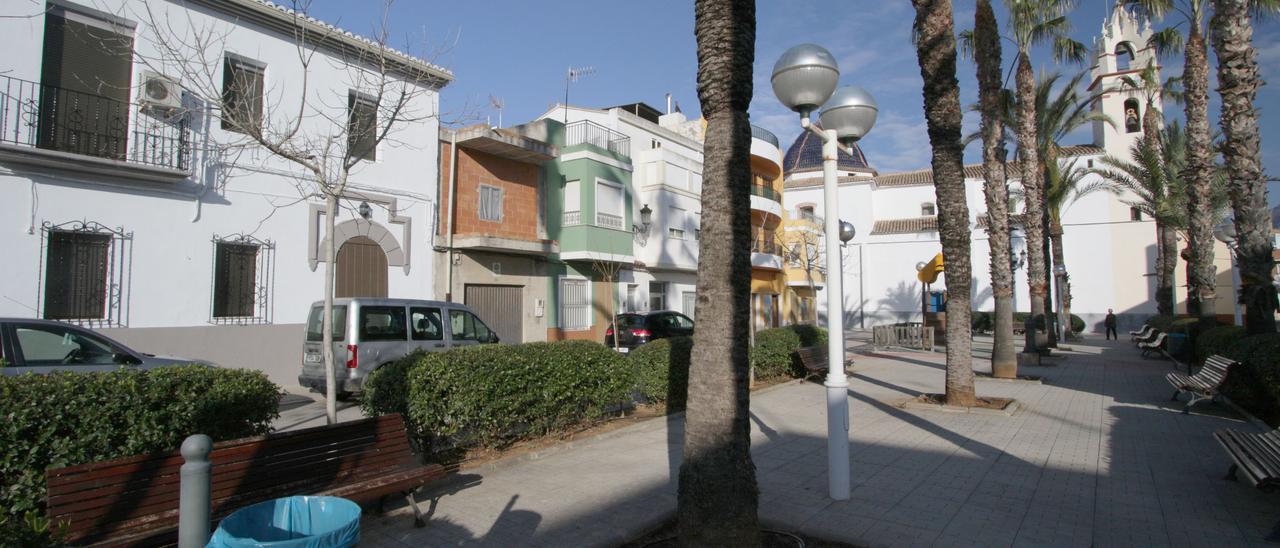 Imagen de archivo de una plaza de Benifairó de la Valldigna