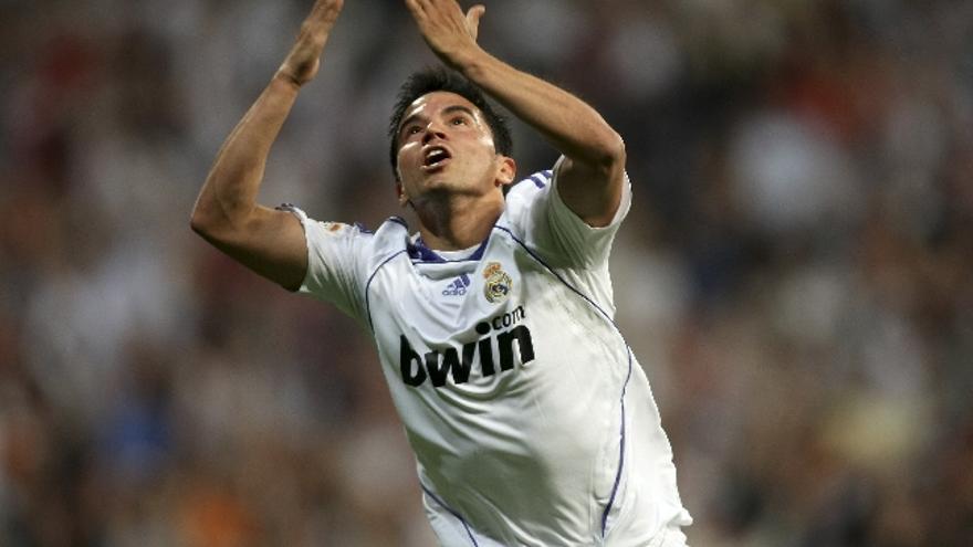 El delantero argentino del Real Madrid Javier Saviola.