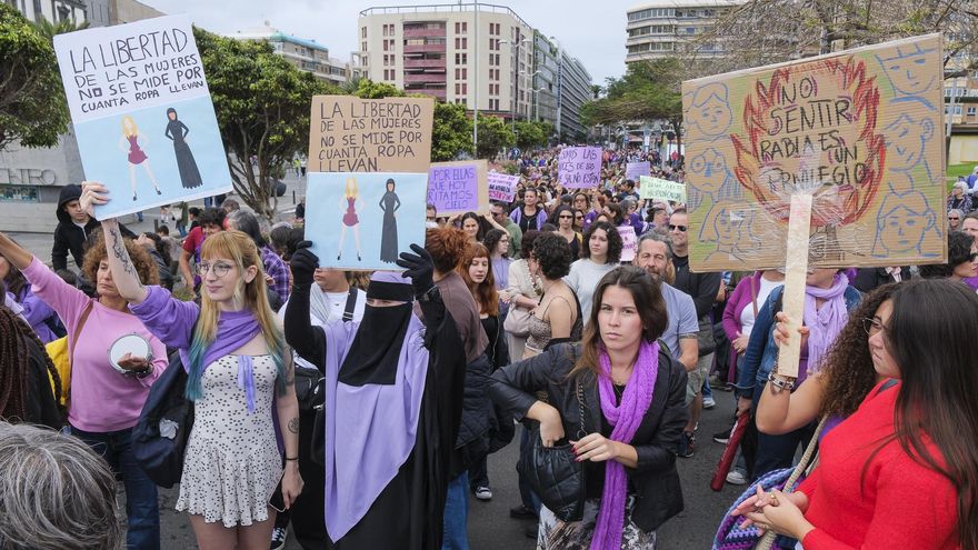 El feminismo canario se alza contra la ultraderecha