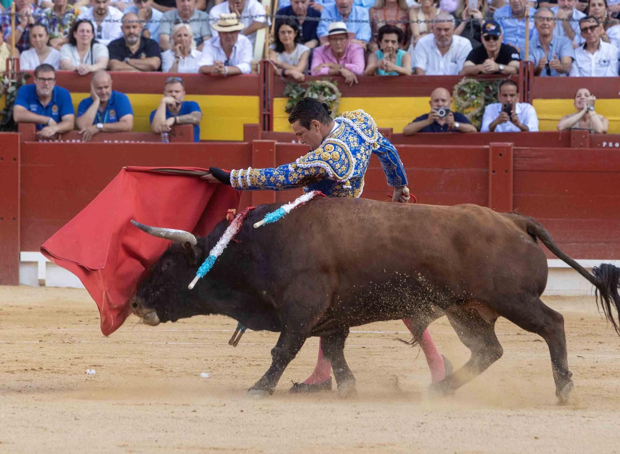 Manzanares culmina una de sus mejores tardes y sale a hombros en la Feria de Hogueras de Alicante 2025