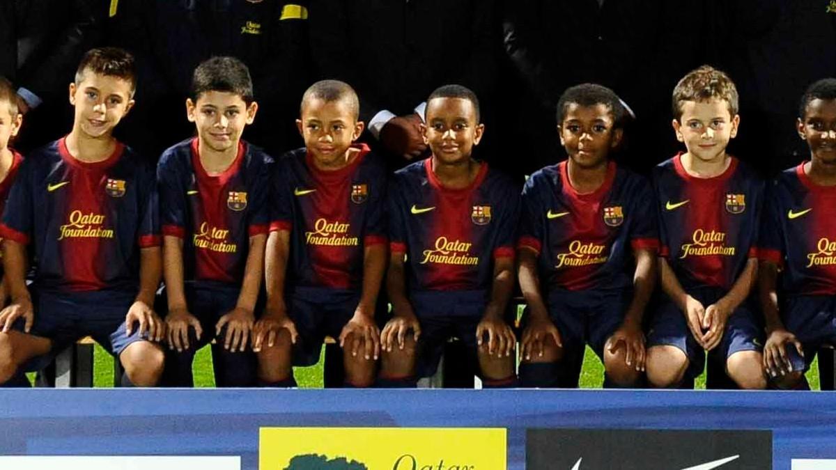 Balde empezó en el fútbol base del Barça en el Benjamín C