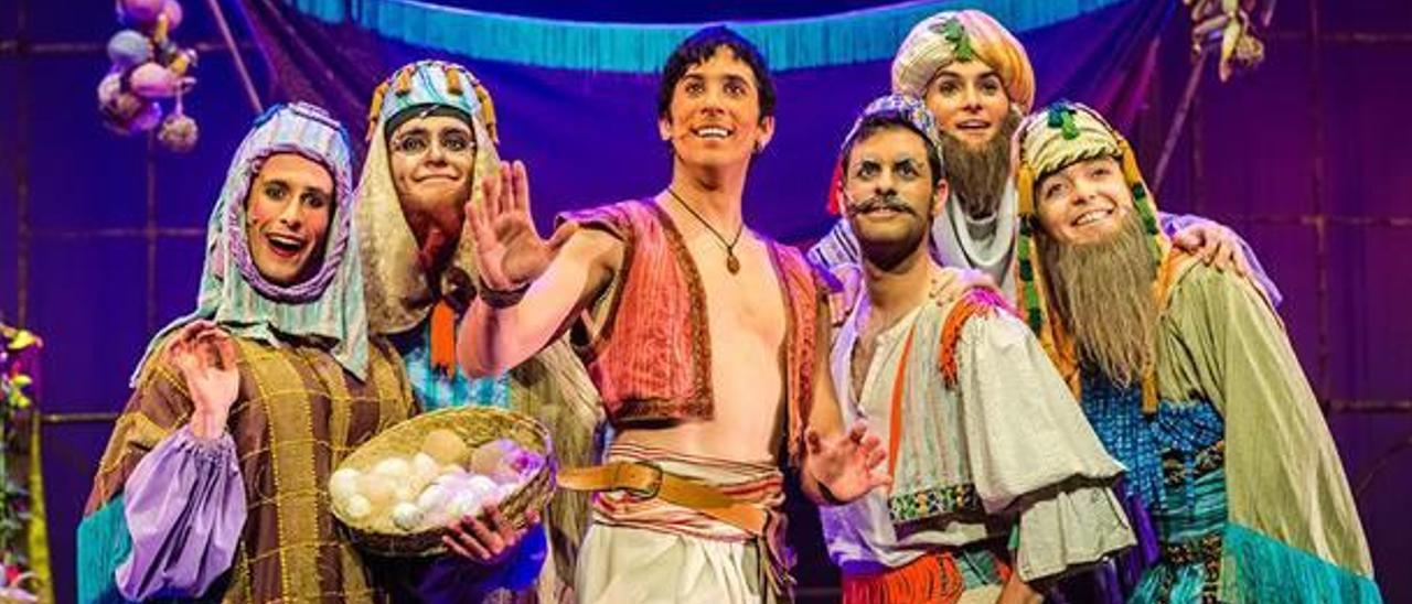 Imagen promocional de «Aladin, un musical genial», dirigida por José Tomàs Chàfer.