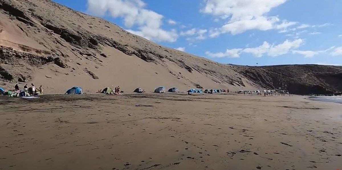 Playa Montaña de Arena, en San Bartolomé de Tirajana.