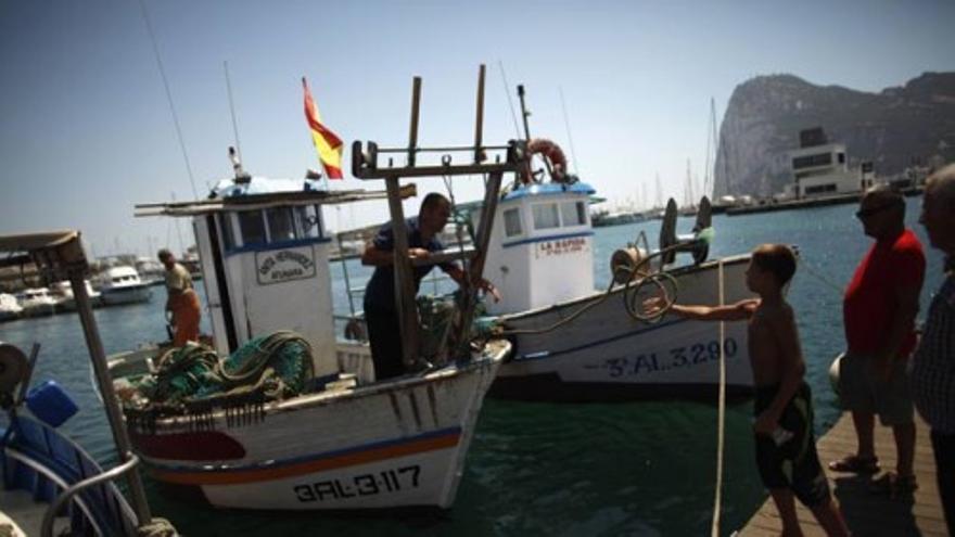 Los pescadores de Gibraltar se organizan para la protesta de mañana