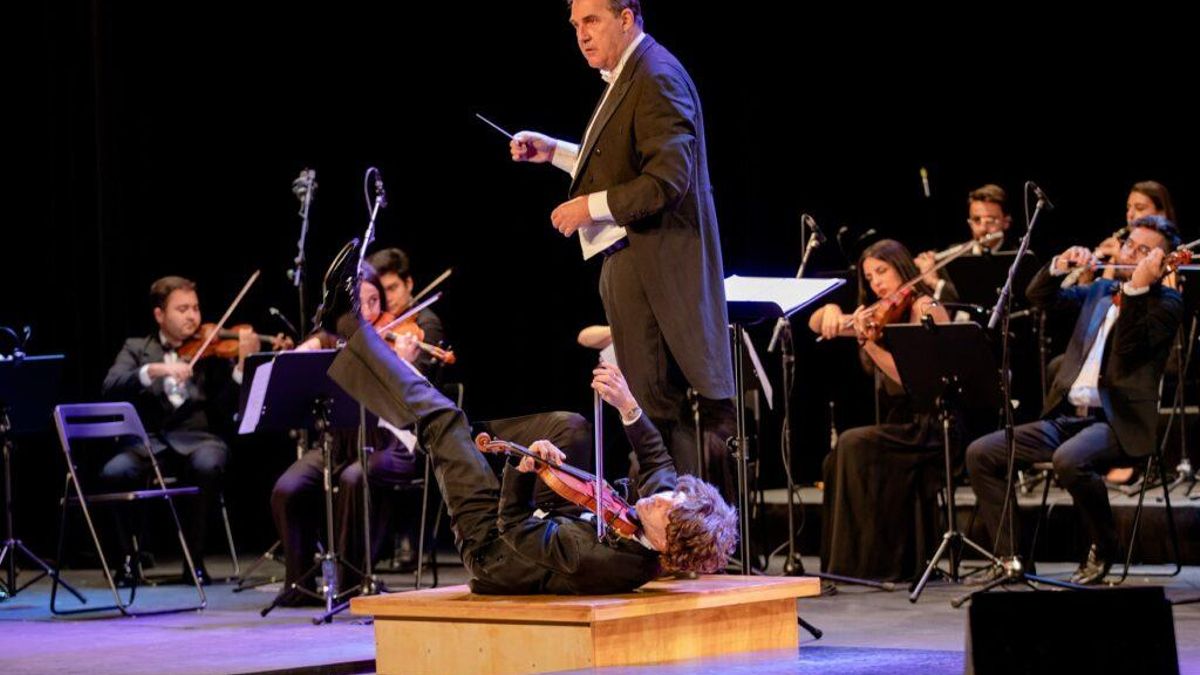 Uno de los momentos del espectáculo 'The Royal Gag Orchestra'.
