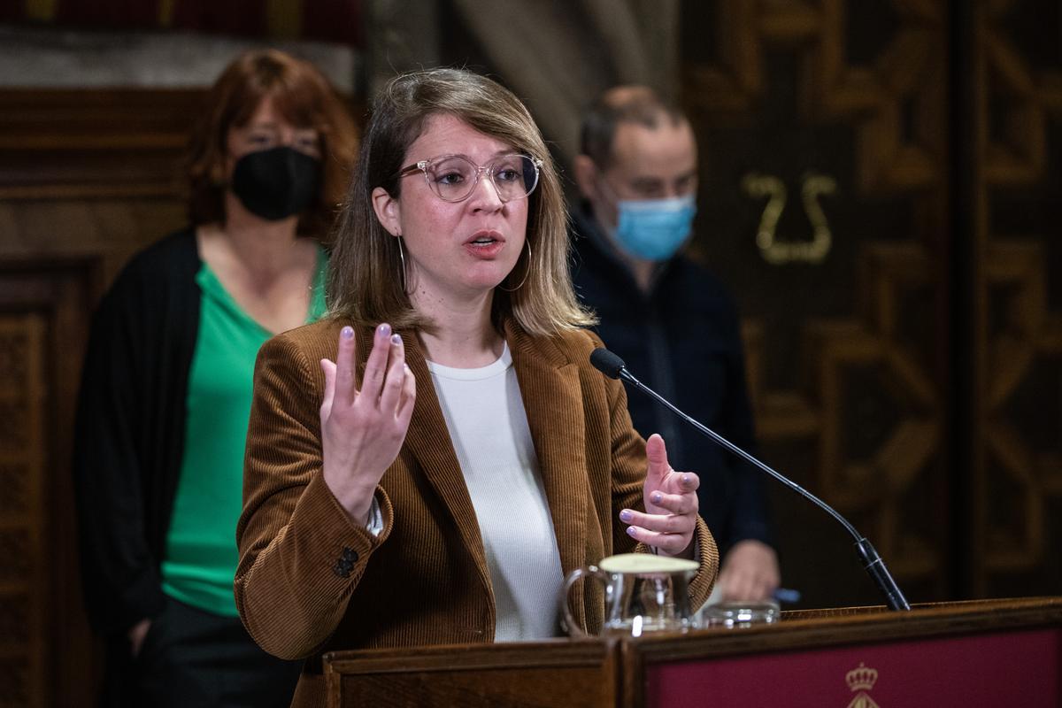 Janet Sanz, este miércoles, valora la sentencia del TSJC contra la zona de bajas emisiones de Barcelona