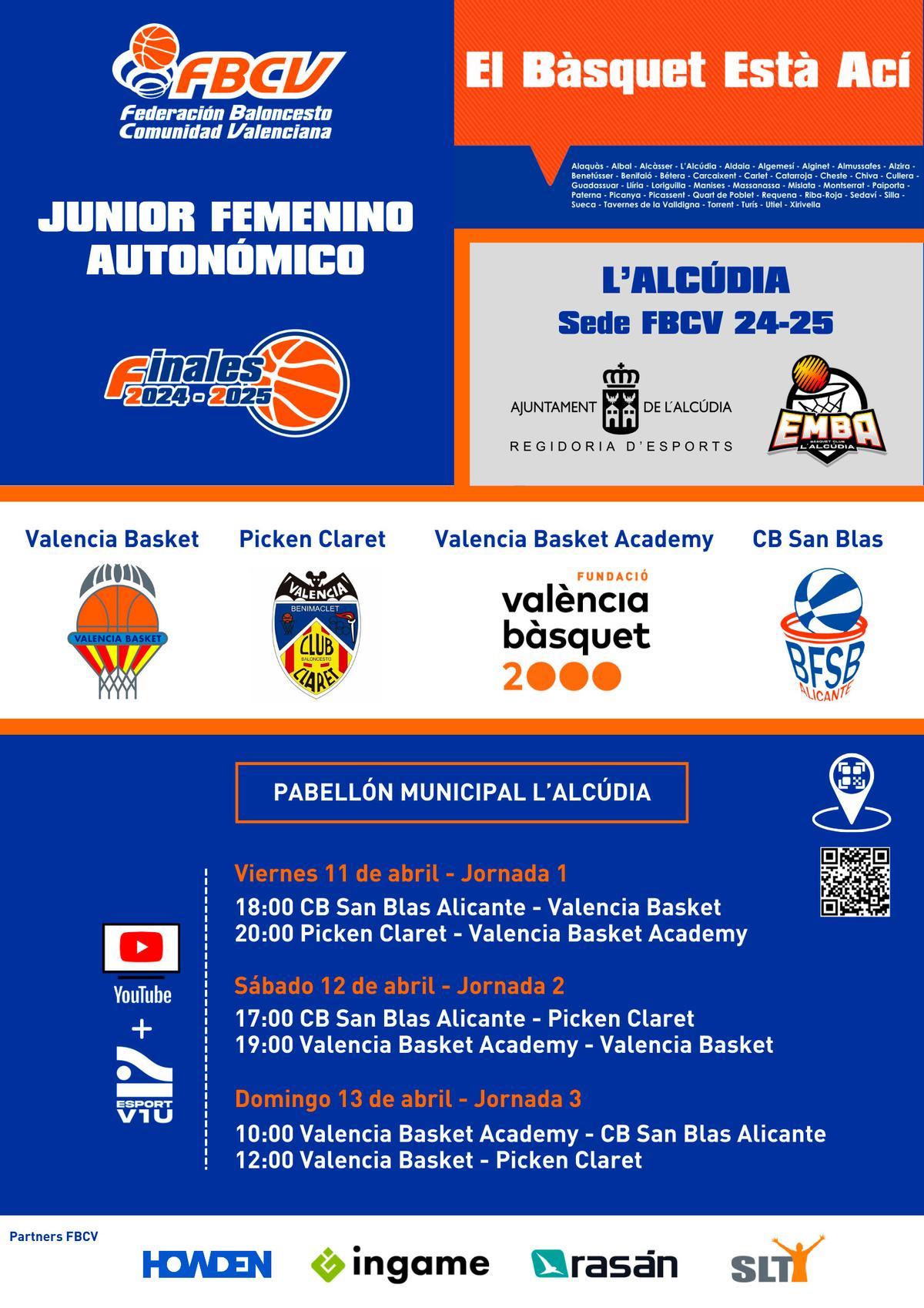 Carteles Fases Finales/Finales 24-25.