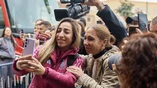 La selección española femenina ya está en Málaga