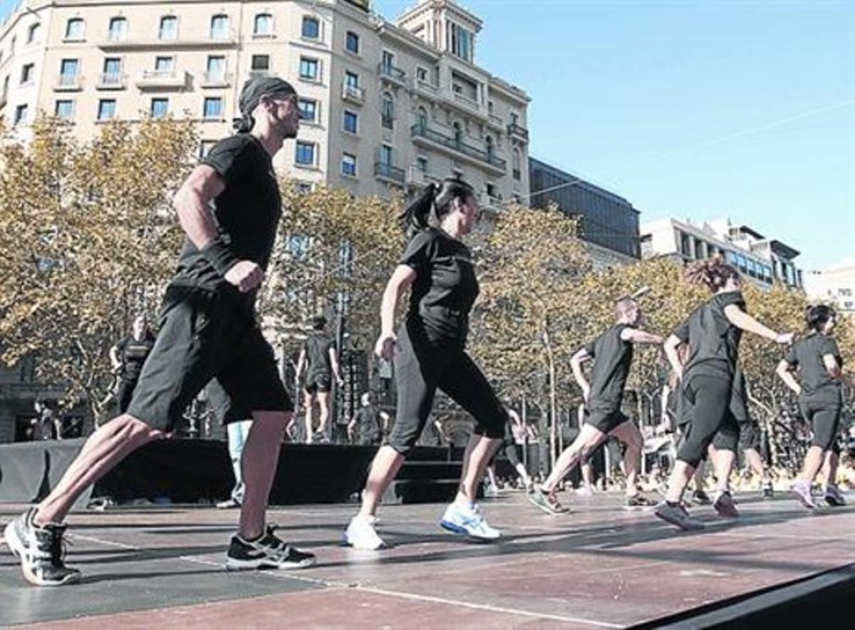 Activitat del ’Fitness Day’, origen de la jornada ’Esport en Família’. Activitat del ’Fitness Day’, origen de la jornada ’Esport en Família’.
