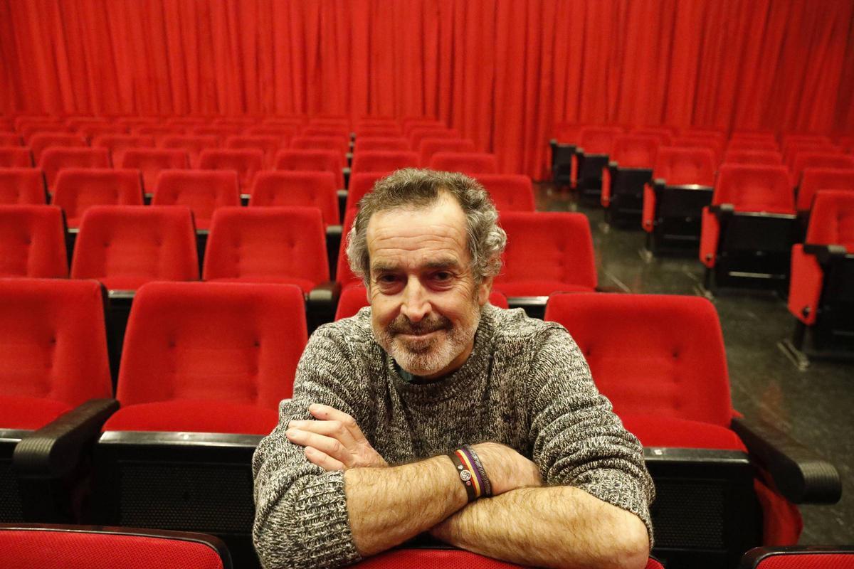 Xesús Manteca, ayer, en la Casa de Cultura.