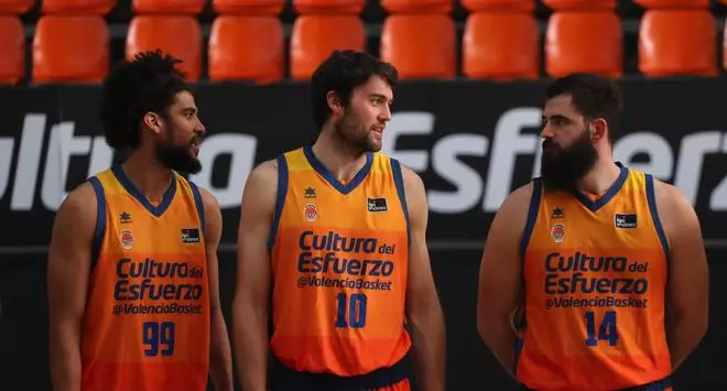 Making of de la foto oficial del Valencia Basket