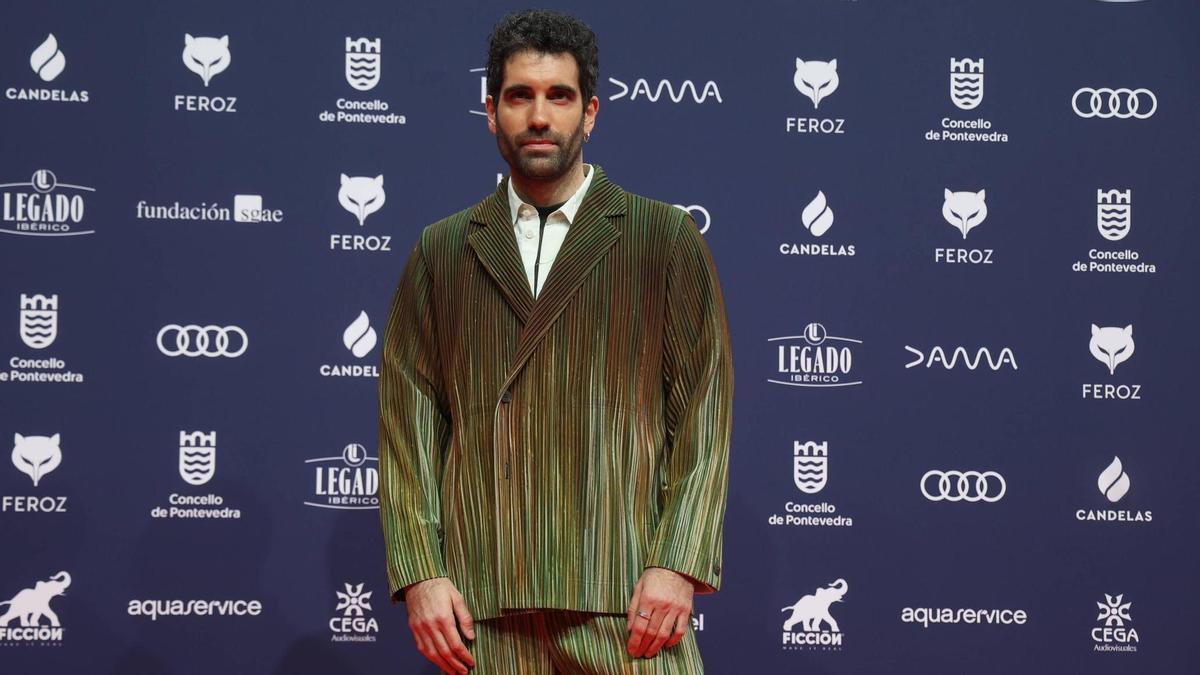 Tamar Novas, en la pasada entrega de los Premios Feroz en Pontevedra.
