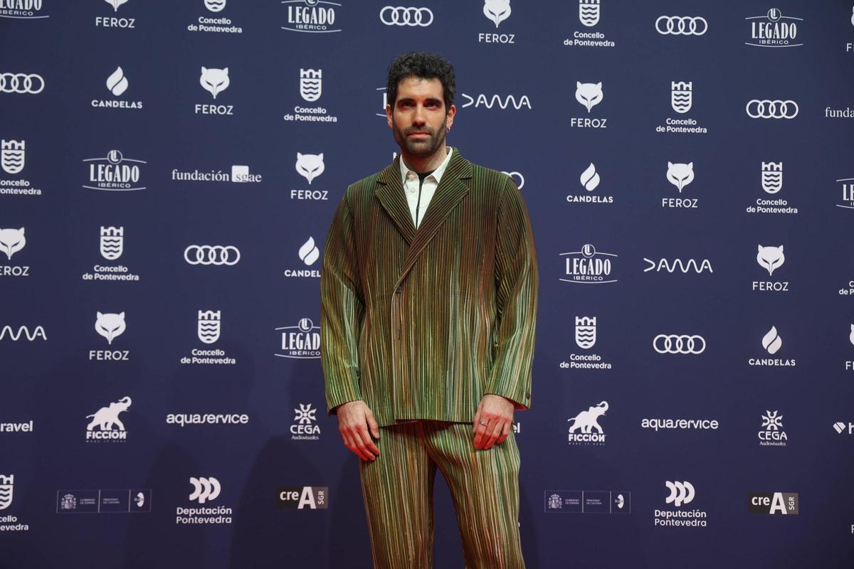 Tamar Novas, en la pasada entrega de los Premios Feroz en Pontevedra.