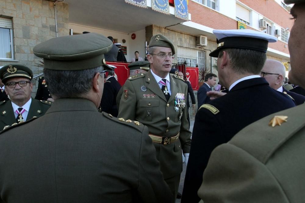 Acto por la festividad de Santa Bárbara en el Cuartel de Artillería Antiaérea de Cartagena