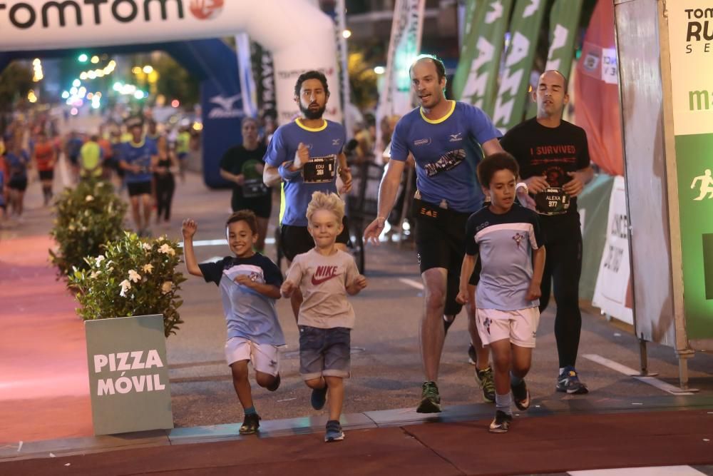 Nuevo éxito de la carrera nocturna de As Travesas con más de 1.300 participantes