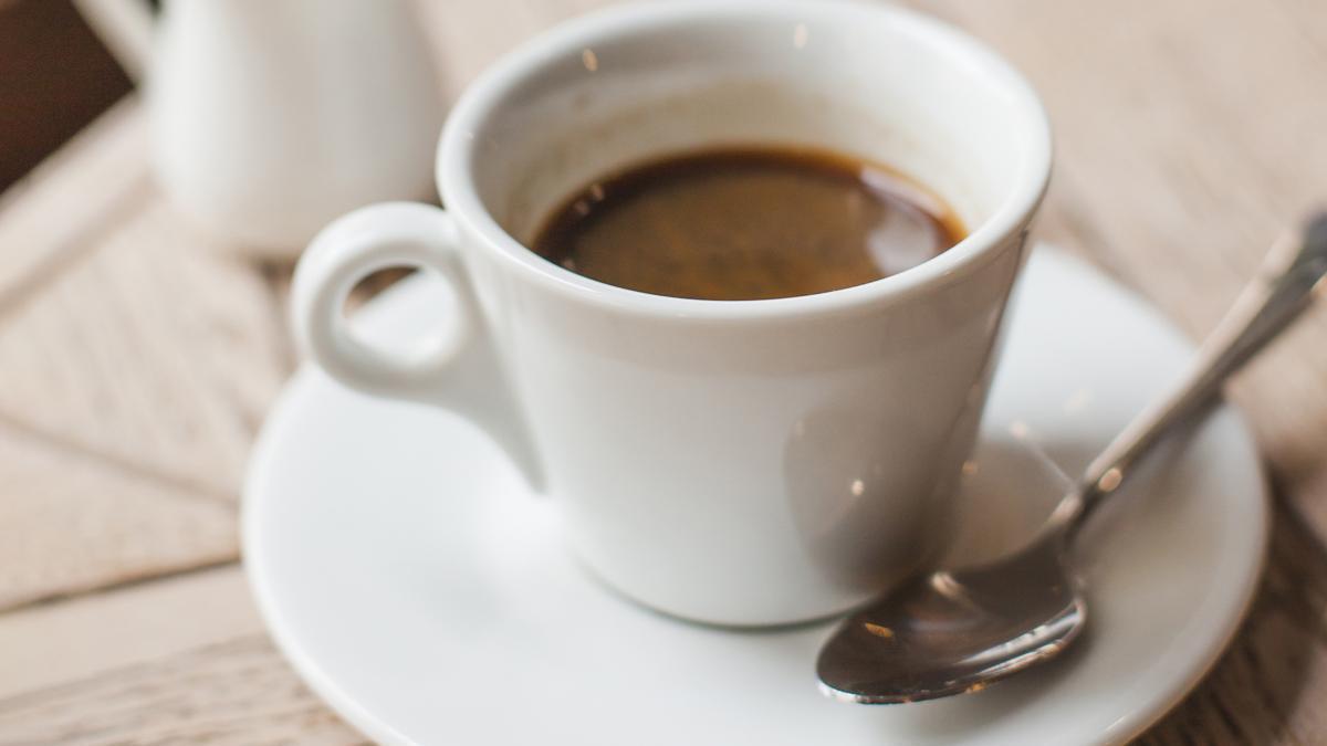 Una taza de café