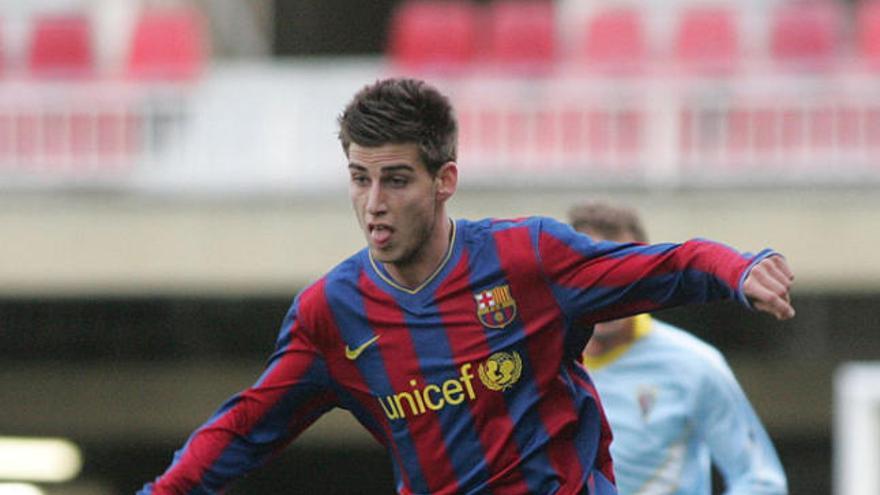 Miguel Ángel Luque va jugar al Barça B la temporada passada.