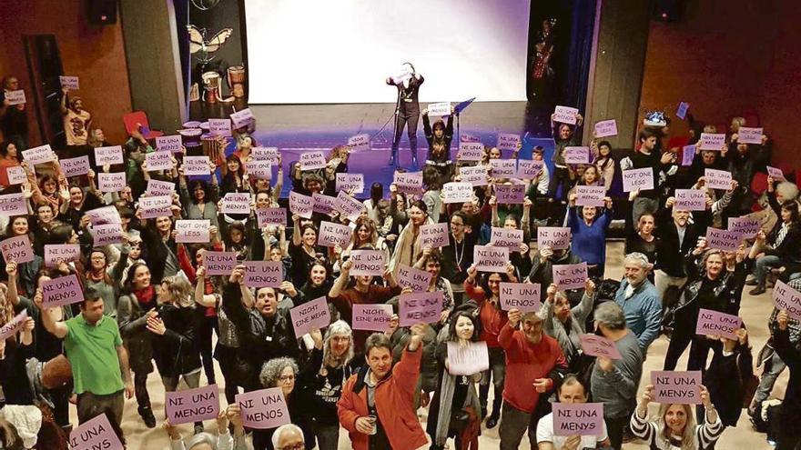 Imagen de una de las representaciones más reivindicativas del festival Dones en Dansa.